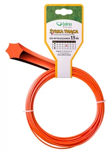 Żyłka tnąca Cedrus 2.4/15m gwiazdka DBPLCEDCN01/24HOY - OFICJALNY DYSTRYBUTOR - AUTORYZOWANY DEALER CEDRUS - Akcesoria do kos i kosiarek - miniaturka - grafika 1
