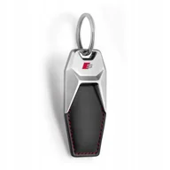 Akcesoria motoryzacyjne - Brelok Breloczek Do Kluczy Skóra Audi Logo S Aso - miniaturka - grafika 1