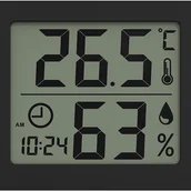 Stacje pogodowe - Dokładny termohigrometr do pielęgnacji zwierząt i dekoracji pokoju dziecięcego, czarny - miniaturka - grafika 1