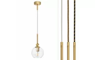 Lampy pozostałe - Złota nowoczesna lampa nad stolik nocny GT-S1G - miniaturka - grafika 1