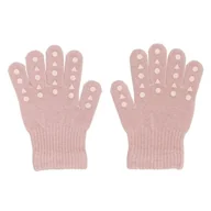 Skarpetki dla dzieci - GoBabyGo antypoślizgowe rękawiczki ułatwiające chwytanie Dusty Rose 12 m+ - miniaturka - grafika 1