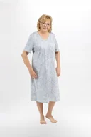 Bielizna nocna - 3XL koszula nocna damska elegancka bawełna - miniaturka - grafika 1