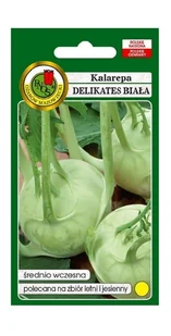 Kalarepa Delikates Biała 50 g PNOS - Nasiona i cebule - miniaturka - grafika 1