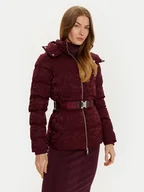 Kurtki damskie - Elisabetta Franchi Kurtka przejściowa PI-70D-46E1-V640 Bordowy Regular Fit - miniaturka - grafika 1