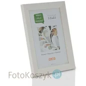 Ramki na zdjęcia - Ramka drewniana biała DRI (na zdjęcie 13x18cm) - miniaturka - grafika 1