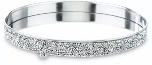 Taca lustrzana srebrna glamour dekoracyjna 3,5x21cm 145572 - Tace i patery - miniaturka - grafika 1