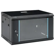 Szafy rack - vidaXL Szafa  Ścienna szafka serwerowa 6U 19&quot; IP20 600x450x375 mm 30165 - miniaturka - grafika 1
