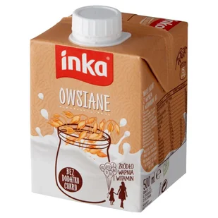 Inka Napój owsiany z wapniem i witaminami 500 ml - Napoje roślinne - miniaturka - grafika 1