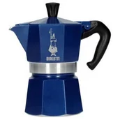 Zaparzacze i kawiarki - Bialetti Moka Express Marocco 3tz Niebieska - miniaturka - grafika 1