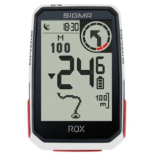 Sigma komputer ROX 4.0 SENSOR SET biały - Liczniki rowerowe - miniaturka - grafika 1