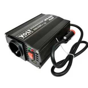 Azo Przetwornica VOLT Przetwornica napiecia IPS-500 PLUS 12V 230V 250/500 W IPS50012P - Przetwornice samochodowe - miniaturka - grafika 1