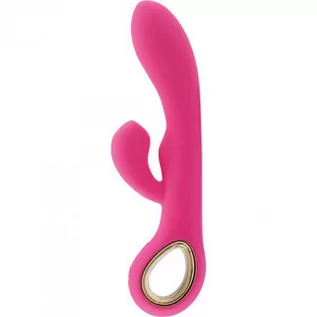 Wibratory i masażery - boss of toys Wibrator-Rabbit handy g-double touch grip pink - grafika 1