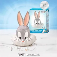 Świece - Świeczka z biżuterią Naszyjnik Srebro 925 Charmed Aroma - Looney Tunes Bugs Bunny - miniaturka - grafika 1