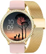 Smartwatch - Gravity Złoty Pasek i Bransoleta GT5-3 - miniaturka - grafika 1