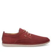 Półbuty męskie - Sneakersy Lasocki VITO-11 MB Czerwony - miniaturka - grafika 1