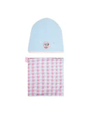 Czapki dla dzieci - Mickey&Friends Komplet czapka i komin CEO-ACCCS-AW25-220DSTC Niebieski - miniaturka - grafika 1
