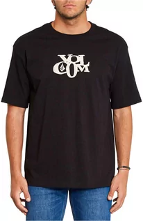 Koszulki dla chłopców - Volcom Docket black koszulka męska - M - grafika 1