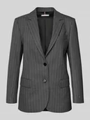 Marynarki i żakiety damskie - Krótki żakiet o kroju relaxed fit z dodatkiem wiskozy - miniaturka - grafika 1