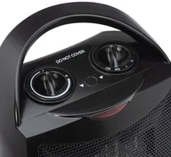 Ogrzewanie przenośne - PSB Termowentylator grzejnik ceramiczny 1500W RC-K-398 czarny - miniaturka - grafika 1
