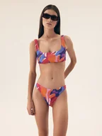 Stroje kąpielowe - Dół bikini Jamaica Bloovii kolorowa abstrakcja L - miniaturka - grafika 1