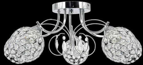 ELEM Elegancka lampa sufitowa z kryształkami do salonu 8965/5 8C z serii WENUS