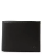 Portfele - Calvin Klein - Portfel męski ze skóry, czarny - miniaturka - grafika 1