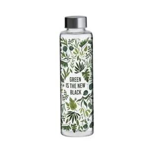 Butelka Szklana (600 Ml) Green New Black Pure Typhoon - Shakery i bidony sportowe - miniaturka - grafika 1