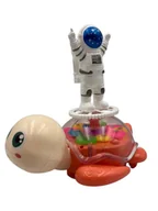 Zabawki zręcznościowe - Gra Zabawka Interaktywna Żółw Świecący Z Dźwiękiem Interaktywny Kolorowy - miniaturka - grafika 1