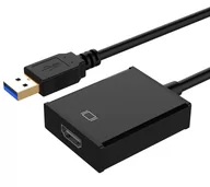 Kable komputerowe i do monitorów - ADAPTER KONWERTER USB 3.0 DO HDMI 1080P - miniaturka - grafika 1