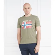 Koszulki męskie - Napapijri T-shirt S-GUIRO | Regular Fit - miniaturka - grafika 1