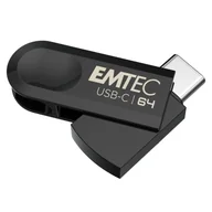 Pendrive - Emtec C280 64 GB USB Type-C 3.2 Gen 1 (3.1 Gen 1) Czarny ECMMD64GC283 - miniaturka - grafika 1
