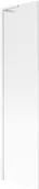 Parawany nawannowe - Mexen Next L parawan nawannowy 1-skrzydłowy 50 x 150 cm, prążki, biały - 895-050-000-03-09-20 - miniaturka - grafika 1