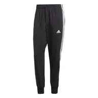 Spodenki męskie - adidas Męskie spodnie Aeroready Essentials Tapered Cuff Woven 3 paski - miniaturka - grafika 1