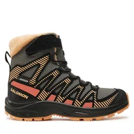 Buty dla chłopców - Śniegowce Salomon Xa Pro V8 Winter Cswp J L47780000 Czarny - miniaturka - grafika 1