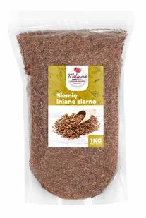 Siemię lniane 1kg - Ziarna i nasiona roślin strączkowych - miniaturka - grafika 1
