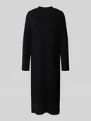 Sukienki - Sukienka midi z prążkowaną stójką model ‘ELMA’ - miniaturka - grafika 1