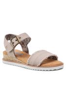 Espadryle damskie - Skechers Espadryle BOBS Desert Kiss 113541/TPE Beżowy - miniaturka - grafika 1