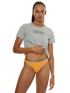 Majtki damskie - Calvin Klein Majtki Damskie Stringi Thong 1 Para Orange 000Qd3539E Sf6 Xs - miniaturka - grafika 1
