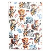Szkolne artykuły papiernicze - Notatnik A6/64K gładki Zwierzaki muzyka FRESH - miniaturka - grafika 1