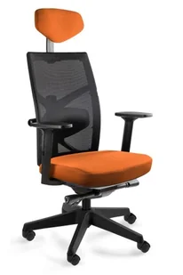 Fotel biurowy, krzesło biurowe Fotel biurowy, ergonomiczny, Tune, mandarin - Fotele i krzesła biurowe - miniaturka - grafika 1