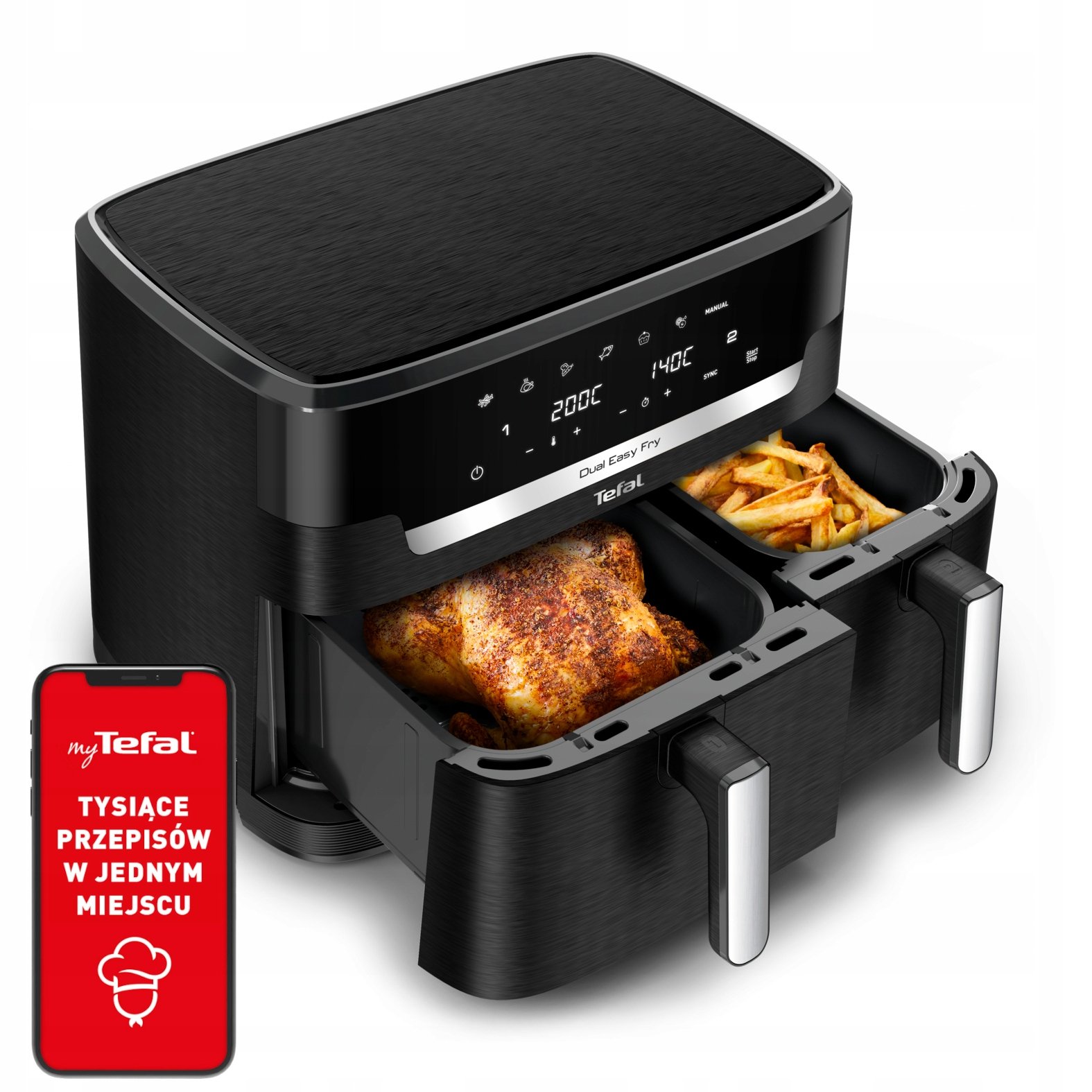 Tefal Dual Easy EY9428E XXL 11l 2700W