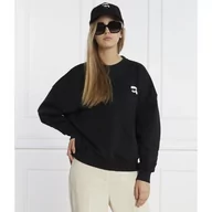 Bluzy damskie - Karl Lagerfeld Bluza ikonik 2.0 | Oversize fit - miniaturka - grafika 1