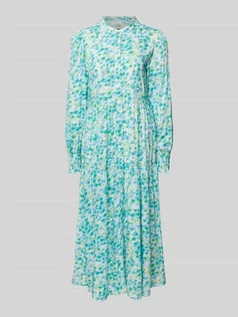 Sukienki - Sukienka midi z włóknami LENZING™ ECOVERO™ model ‘SALIRA’ - grafika 1