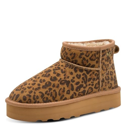 Marco Tozzi Damskie 2-26481-45 modne kozaki, Leo Cognac, 39 EU, Leo Cognac, 39 EU