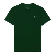 Koszulki męskie - Koszulka męska Lacoste Novak Djokovic Ultra-Dry T-shirt Green XL - miniaturka - grafika 1