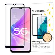 Szkła hartowane na telefon - Wozinsky Full Glue szkło hartowane Oppo A77 4G / A57 4G / A57s / A57e na cały ekran z ramką czarny (case friendly) - miniaturka - grafika 1