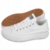 Sneakersy damskie - Buty Trampki Sneakersy Damskie Converse Ct All Star 570257C Białe - miniaturka - grafika 1