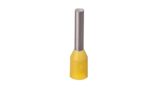 Końcówka tulejkowa izolowana TI 1mm2/8mm żółta cynowana TI1L8DE /100szt./ - Pozostałe akcesoria sieciowe - miniaturka - grafika 1