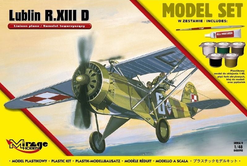 Mirage LUBLIN R.XIII D Polski Samolot Towarzyszący MI/848093