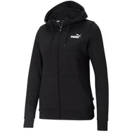 Bluzy sportowe damskie - Bluza Damska ESS Small Logo Z Pełnym Zamkiem Błyskawicznym - miniaturka - grafika 1